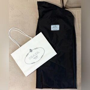 Prada Black Nylon Garment Bag